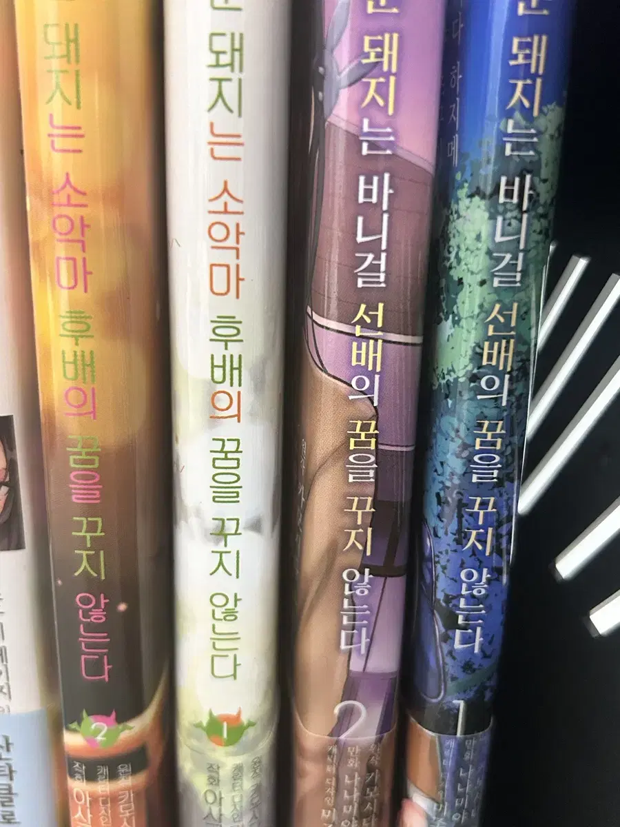 라노벨 만화책 청춘돼지는 바니걸 선배 1~4 올초